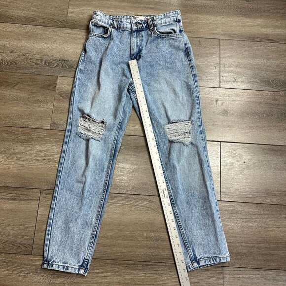 Refuge Jeans Size 5 Denim Mom Distressed Acid Wash Jeans Pants Washed Blue - Picture 6 of 6